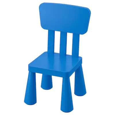 Krzesełko dla dzieci niebieskie
