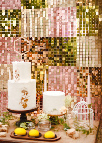 Wynajem Ścianki Cekinowej 240 x 150 cm Mix Kolorów