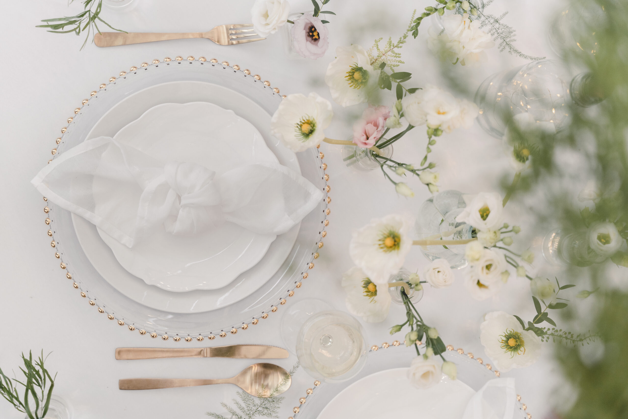 Serwetka muślinowa biała 40x40 cm