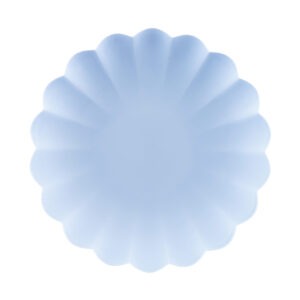 Talerzyk błękitny eko plastik 22x22 cm