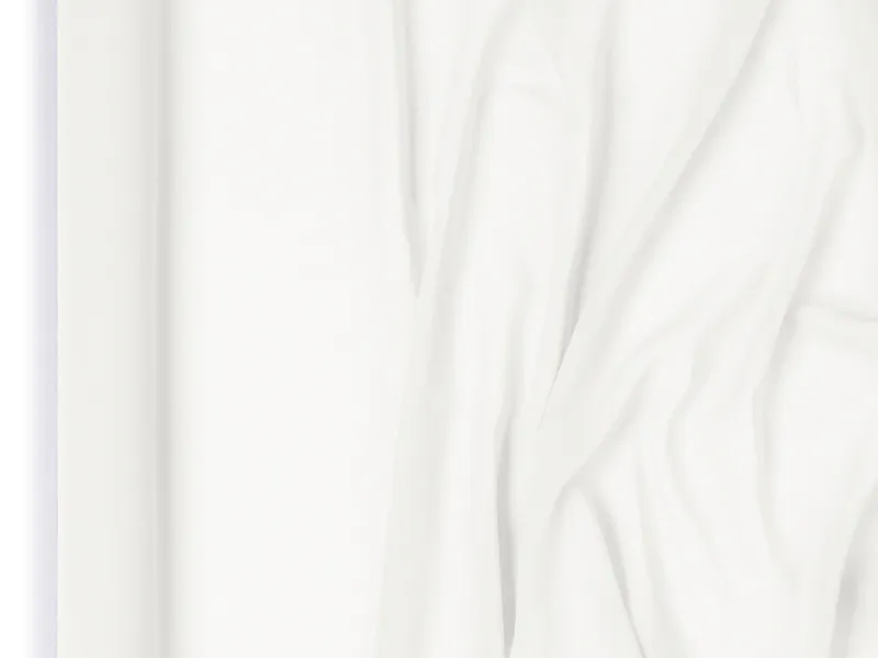 Bieżnik szyfonowy biały