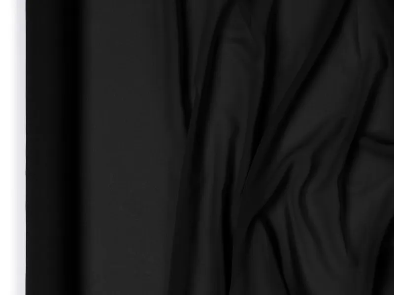 Bieżnik szyfonowy czarny