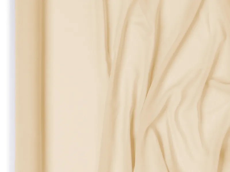 Bieżnik szyfonowy kremowy